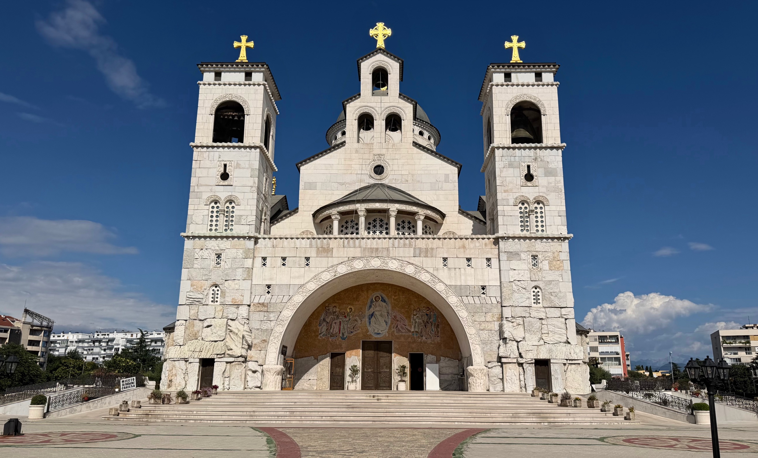 Exterior of the Cathedral of the Resurrection of Christ in Podgorica