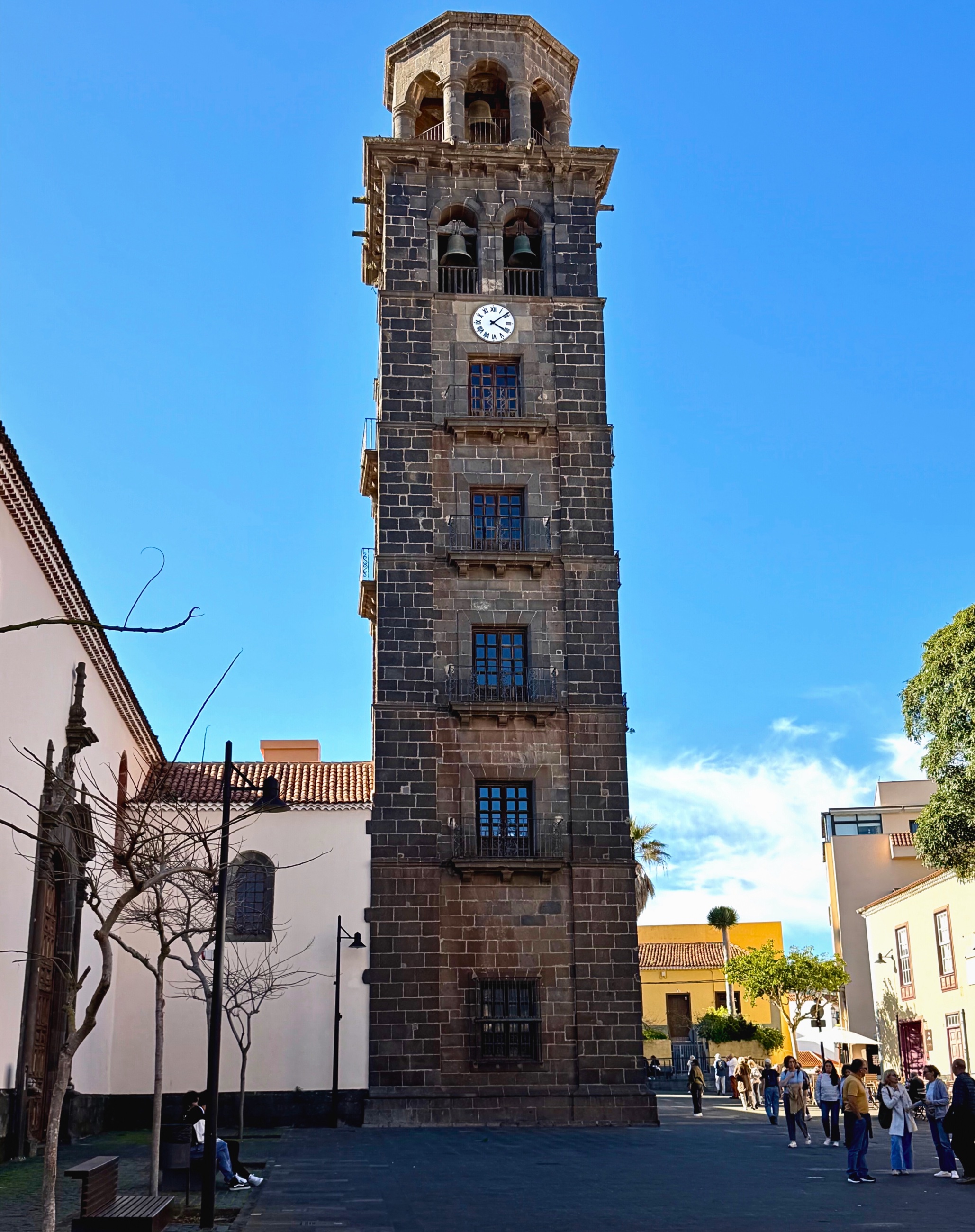 The Torre de la Concepción rising above La Laguna's historic streets.